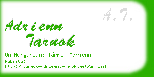 adrienn tarnok business card