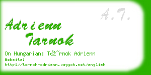 adrienn tarnok business card